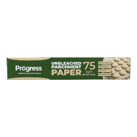 Progress Kitchen Unbleached Parchment Paper 75 Square Feet-24 packs/case Progress Kitchen Unbleached Parchment Paper 75 Square Feet-24 packs/case
