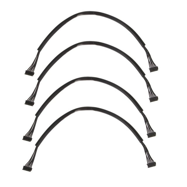 Arnés de Cable con Sensor ESC Sin Escobillas con Sensor de 4 Piezas para Accesorios de Coche RC Macarena Mazo de cables del sensor Hall de 80 mm