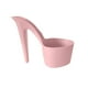 thumbnail image 2 of Maceta de zapato de tacón alto de plástico de escritorio - Rosa, 2 of 7