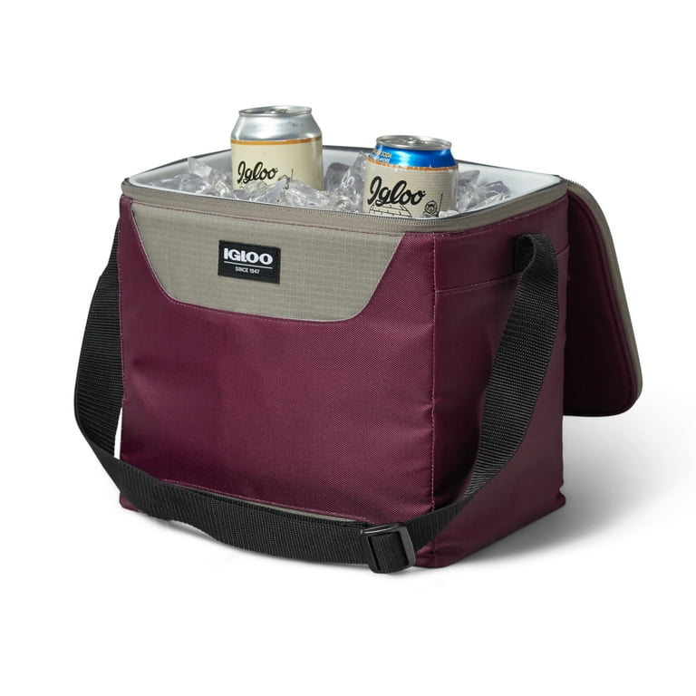 Igloo Laguna Hard Liner 12 Can Lunch Cooler Bag - Cherry