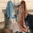 thumbnail image 2 of Birdeem T-Shirt Décontracté Mode Femme Col Rond Manches Courtes Ample, 2 of 6