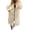 Beige, variant on Women's Sweatshirt Jacket with Side Pockets Plus Size Zip Up Hoodie for Women Oversized Loose Long Length Long Sleeve Coat Fashionable Solid Color Fall Winter Hooded Jacket S