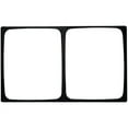 thumbnail image 2 of HUBERT Half Size Food Bar Tile Tray for Cold Foods Black Melamine - 21" L x 12 3/4" W, 2 of 3