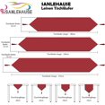 thumbnail image 2 of Red Linen Table Runner 32 x 180 cm, High Quality Table Runner, Plain Table Runner, Modern, Easy Care for Dining Table, Coffee Table, Restaurant, Decoration, 2 of 5