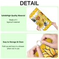 thumbnail image 4 of Sunflower Dish Mat for Kitchen Countertop or Sink, 18x24 Inch Microfiber Pad, Absorbent and Foldable Floral Rack Mat, 4 of 5