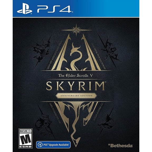 Restored Skyrim Anniversary Edition (Sony Playstation 4, 2021) RPG Game (Refurbished)