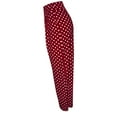 thumbnail image 5 of ZZwxWA Pants for women Plus Size Wide Leg with Pocket Fashion Summer Holiday Loose Fit Playsuit Overalls Polka Dots Loose Fit Long High Waist Trousers Red XXXL, 5 of 7