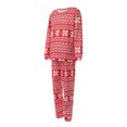 thumbnail image 2 of FOCUSNORM Pyjamas Assortis à la Famille de Noël, Hauts à Manches Longues avec Pantalon, 2 of 9