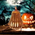 thumbnail image 3 of GUOOL Lanterne Citrouille LED Nuit Automne Doré 2, 3 of 8