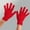 Red, variant on IDALL Winter Magic Gloves Stretchy Warm Knit Gloves Contains for Men or Women Black One Size