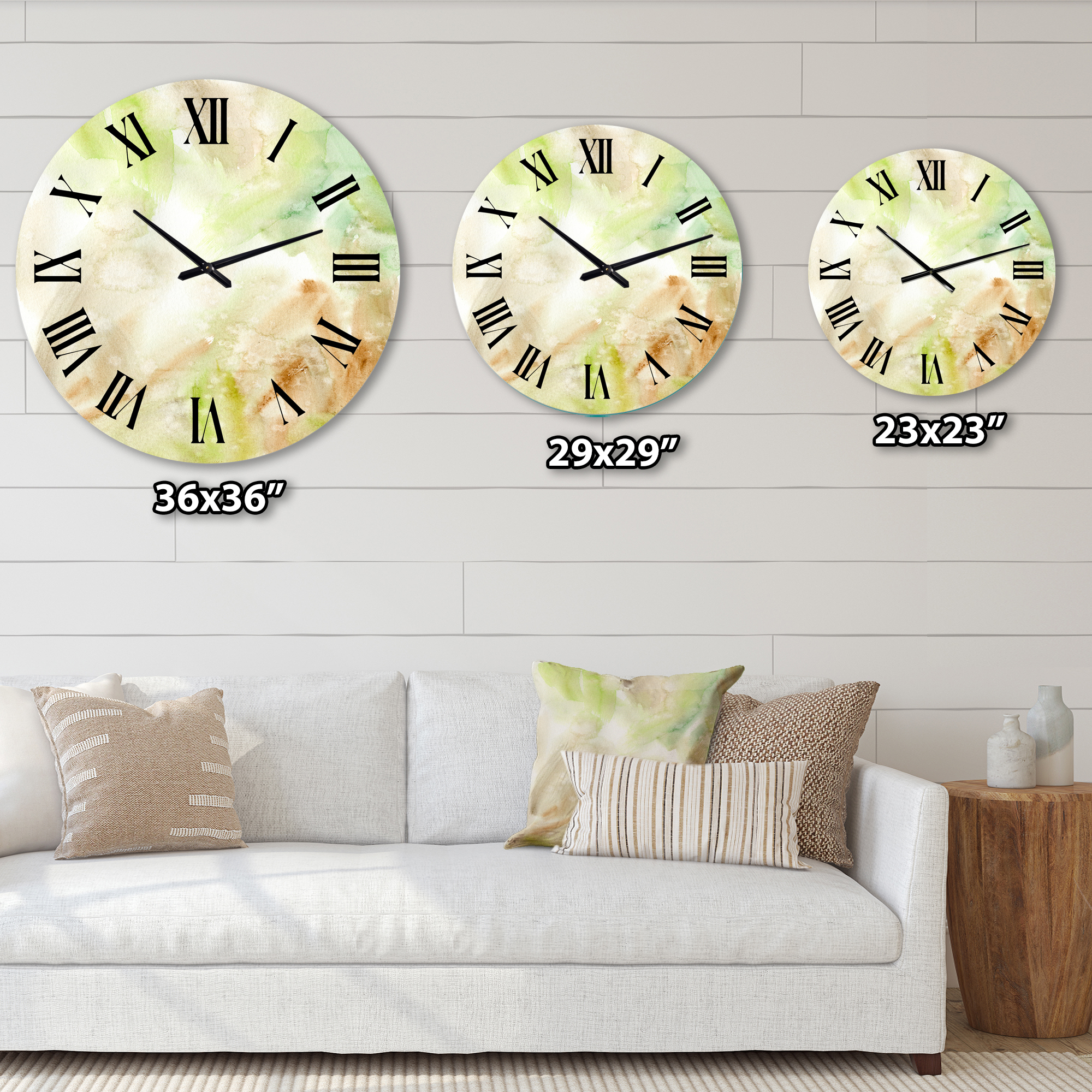 Designart 1 in Quartz Modern/Contemporary Wall Clock