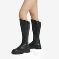 thumbnail image 5 of "Dream Pairs Women's Knee-High Boots, Comfortable Chunky Platform Side Zip Lug Sole Boots For Women SDKB2210W BLACK/PU Size 8", 5 of 5