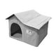 thumbnail image 2 of Caseta Exterior para Gatos, Tienda de Campaña Protectora Contra El Viento, Refugio Cálido para Mascotas para El Invierno, Ideal para Patios, Jardines, 2 of 7