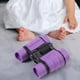 thumbnail image 5 of Telescopios binoculares portátiles de juguete con enfoque ajustable, juguete educativo preescolar para niños. Violeta, 5 of 7