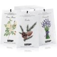 thumbnail image 1 of MYARO 12 Packs Sachets Bags Cedar Wood, Ocean, Lavender Scented Sachets 3 Scent Closet Air Freshener, Deodorizer Flower Long-Lasting Scented Sachets Bags for Drawer Closets, 1 of 6