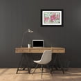thumbnail image 3 of Iafrate, Sandra 14x11 Black Ornate Wood Framed with Double Matting Museum Art Print Titled - Pink and White Lilies III, 3 of 4