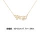 thumbnail image 5 of Collar del zodiaco Virgo oro Qarigey AP009331-04, 5 of 6