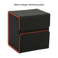 thumbnail image 2 of Caja de Almacenamiento Portátil de Juegos de Mesa, Protector de Tarjeta, Caja de Almacenamiento de Gran Capacidad Negro + Naranja, 2 of 8