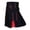 Red, variant on Simua Men's Black & Blue Contrast Utility Kilt | Pleated Skirt with Cargo Pockets Lace-Up Details for Festival Medieval Casual Daily Wear