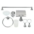 thumbnail image 4 of Bathroom Rack Set Stainless Steel Towel Rack Toilet Paper Holder Hook Kit for Home, 4 of 5