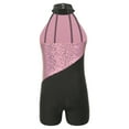 thumbnail image 2 of Yeahdor Kids Girls Glittery Sequins Ballerina Leotard Gymnastics Dance Costume Sleeveless Jazz Hip Hop Dance Jumpsuit Pink 8, 2 of 7