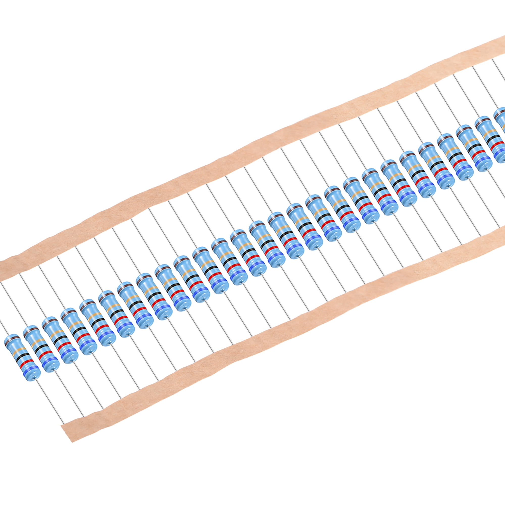 YOKIVE 50 Pcs Carbone Film Résistances, 1/4W 470 Ohm 5