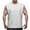 White, variant on Men's Sleeveless Muscle Tank Top - Gym Bodybuilding Stringer, Knitted Fabric, Summer - M-XXXL