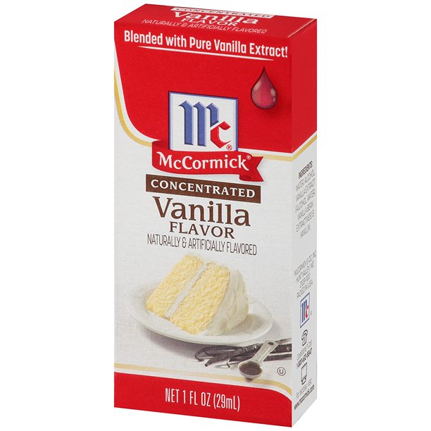 McCormick Concentrated Vanilla Flavor, 1 fl oz (Pack of 72) Walmart