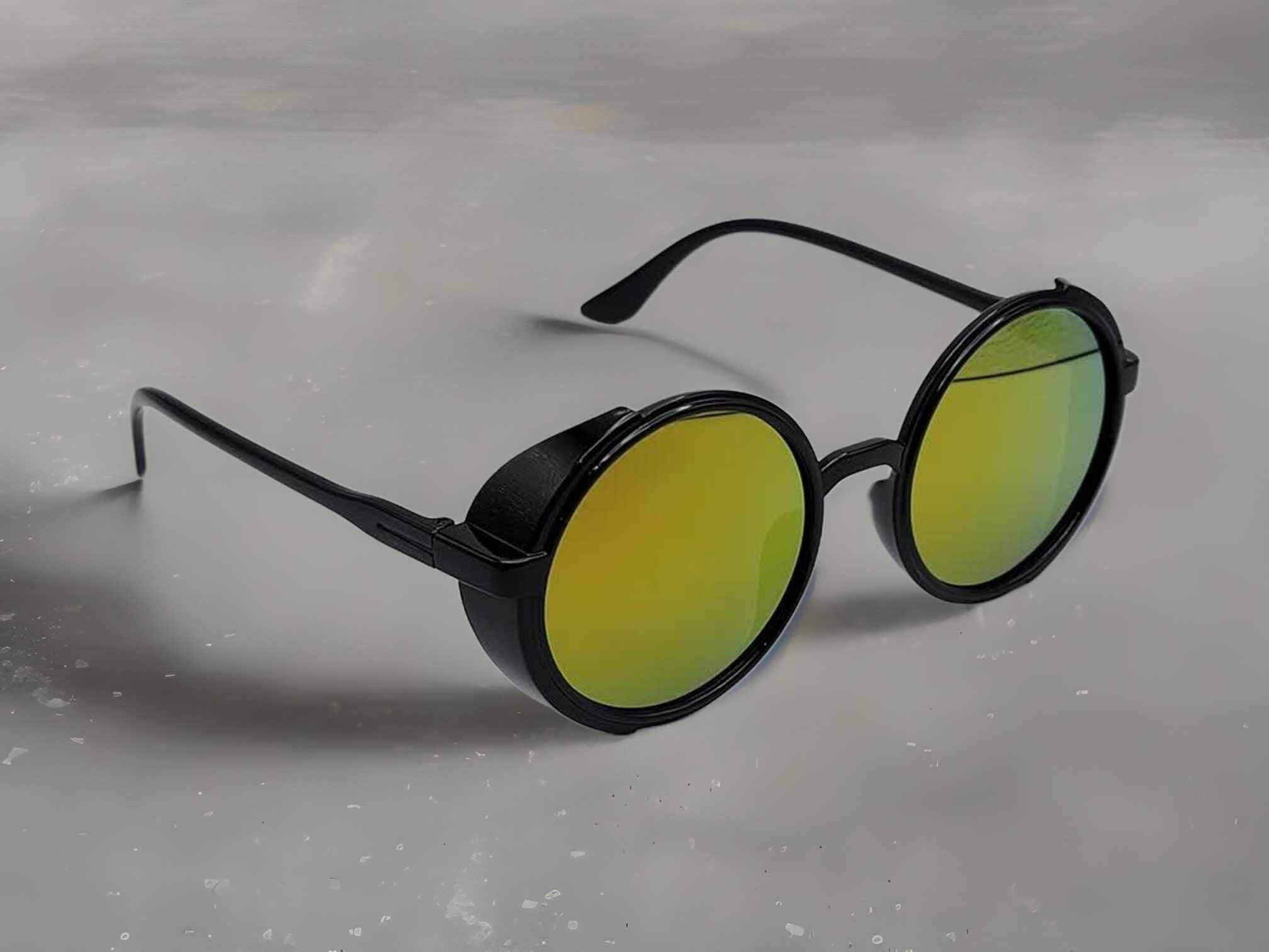 Chic-Net Round John Lennon Sunglasses - Hippie Style, UV 400 Protection, Unisex Tinted Lenses (Multiple Colors) - View #10
