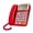 Red, variant on Corded Landline Phone Big Button Landline Phone Call Display Fixed Telephone for Home Hotel Bathroom Guest Room