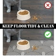 thumbnail image 3 of Dog Food Mats for Floors Super Absorbent, Pet Cat Food Mat - Non Slip Dog Bowl Mats for Food and Water, Eco-Friendly Boho Dog Placemats Feeding Mat, 3 of 6