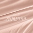 thumbnail image 6 of Breathable Cool Wrinkle Resistant Bed Sheets Set + 1 Bonus Pillowcase Blush Pink for Twin Size Bedding by Comfort Canopy, 6 of 12