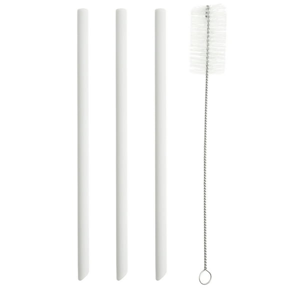 Set de 3 Popotes + 1 Cepillo de Limpieza para Vasos Térmicos de 13oz POPYUM