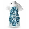thumbnail image 3 of Mandala Apron Ethnic Universe Figure Icon Floral Oriental Cultural Folk Art Pattern Print, Unisex Kitchen Bib Apron with Adjustable Neck for Cooking Baking Gardening, Sky Blue Blugrey, by Ambesonne, 3 of 3