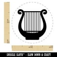 thumbnail image 2 of Lyre Harp Musical Instrument Rubber Stamp for Scrapbooking Crafting Stamping - Mini 1/2 Inch, 2 of 7