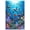 Unframe-style, variant on Underwater Ocean Dolphins Sea Turtle Seals Canvas Wall Art Colorful Tropical Fish Seahorses Coral Reef Marine Life Posters for Kids Bedroom Nursery Playroom