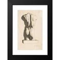 thumbnail image 2 of Pekka Halonen 13x18 Black Modern Framed Museum Art Print Titled - Back of a Male Torso (1886), 2 of 5
