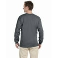 thumbnail image 2 of The Fruit of the Loom Adult HD Cotton Long-Sleeve T-Shirt - CHARCOAL GREY - L, 2 of 2