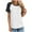 Black, variant on Womens Summer Tops Sevevn Women's Fashion Round Neck Short Sleeves Casual T-Shirt Top Womens Spring Tops