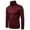 Wine, variant on Men Basic Turtleneck T-Shirts Slim Fit Long Sleeve Pullover Top Casual Solid Thermal Plus Velvet Sweaters Soft Lightweight Bottoming Shirts