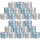 thumbnail image 2 of 24 tarros de metal vacíos para velas, con tapas, para guardar velas., 2 of 4