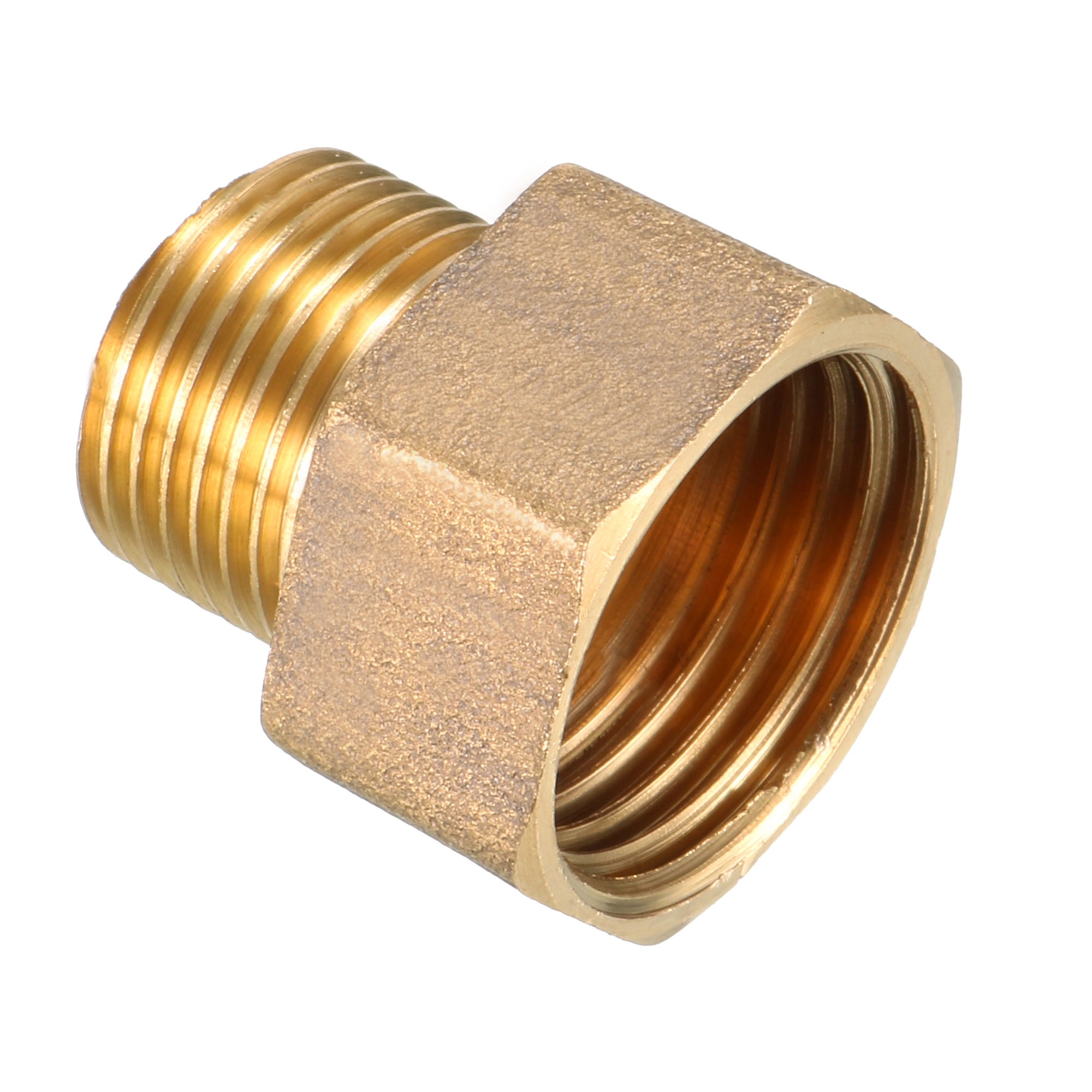 Brass Pipe Fitting Adapter 3 8 PT Male X 1 2 PT Female Coupling 