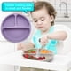 thumbnail image 2 of Silicona Flexible Portátil Bebé Plato Cuchara Tenedor Juego Lavable Mano Color sólido Vajilla segura Recién nacido Gadgets de cocina Rosa Monstrate BA000380-04, 2 of 7