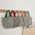 thumbnail image 4 of Large Capacity Flower Canvas Shoulder Bag Convenient For Women Magnetic Snap Closure Canvas Shoulder Bag, 4 of 11