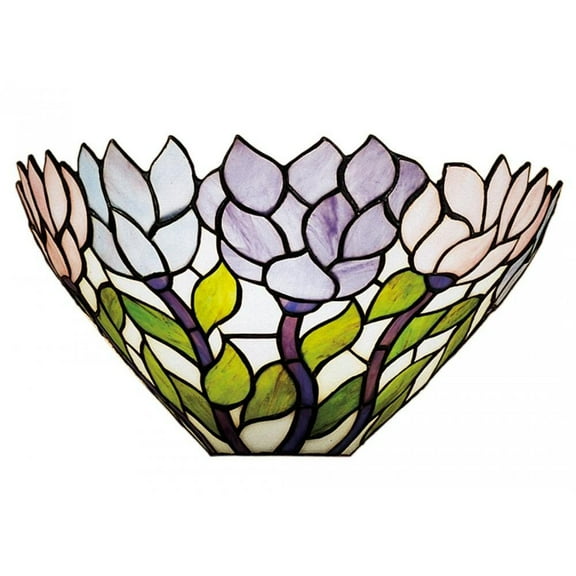 Meyda Tiffany 28496 Wisteria Wall Sconce, 14" Width