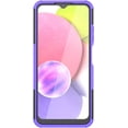 thumbnail image 3 of Case for Samsung Galaxy A03S, Tyre Pattern Design Hybrid TPU+PC Material Double Layer Protection Shockproof Cover with Kickstand Phone Case for Samsung Galaxy A03S XC Purple, 3 of 14