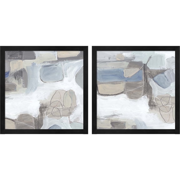 Great Art Now In the Year 2525 by Jennifer Parker, 2 Piece Framed Art Set Each 13.25"W x 13.25"H