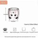 thumbnail image 3 of Cute Mugs Glass Double Wall Insulated Glass Espresso Cup, Coffee Cup, Tea Cup, Milk Cup (panda), 3 of 4
