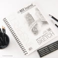 thumbnail image 6 of Bee Paper - Bee Inspired 9"x12" Sketching Paper Pad, 100 Sheets, Side Wire, 50lb. 74GSM, 6 of 7