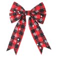 thumbnail image 1 of Recién llegado, cinta de Navidad, lazo rojo de terciopelo, lazo de Navidad personalizado para decoración navideña, 1 of 4